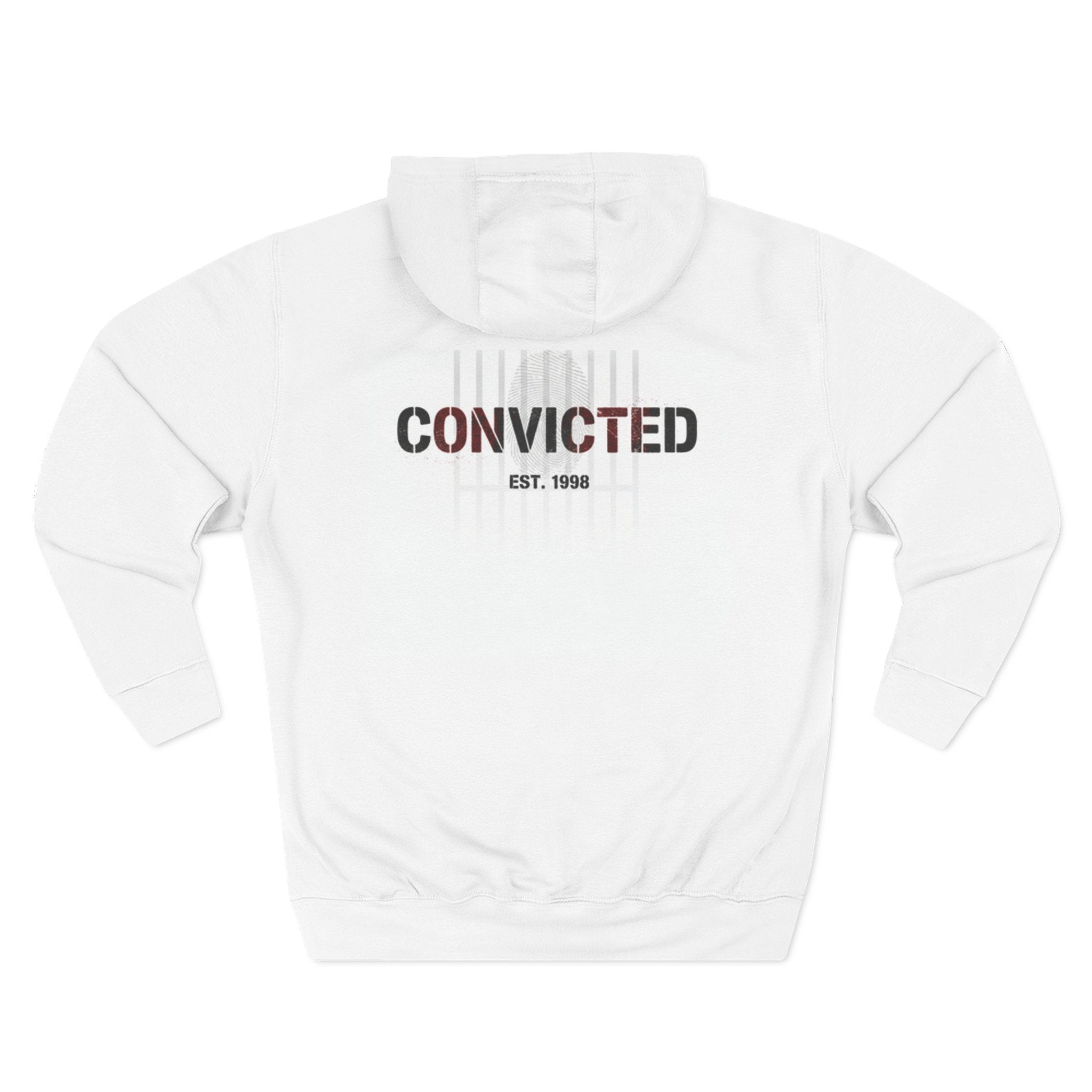 Three-Panel Fleece Hoodie